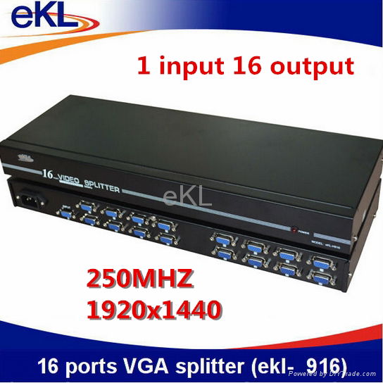 VGA splitter 1 input 16 output 3
