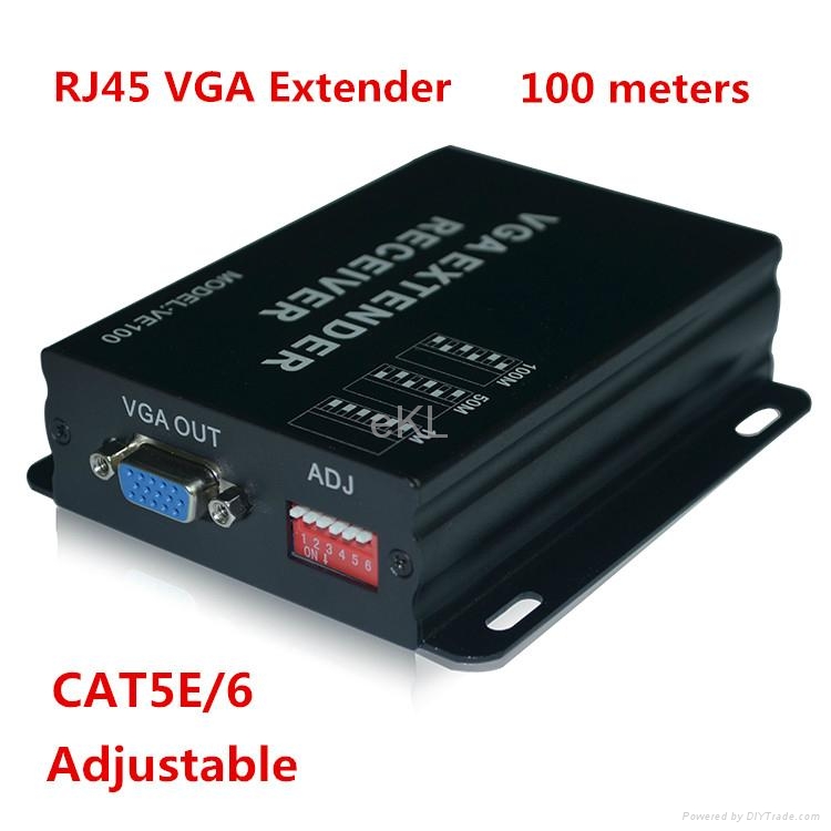 new  model VGA extender 100m rj45 3