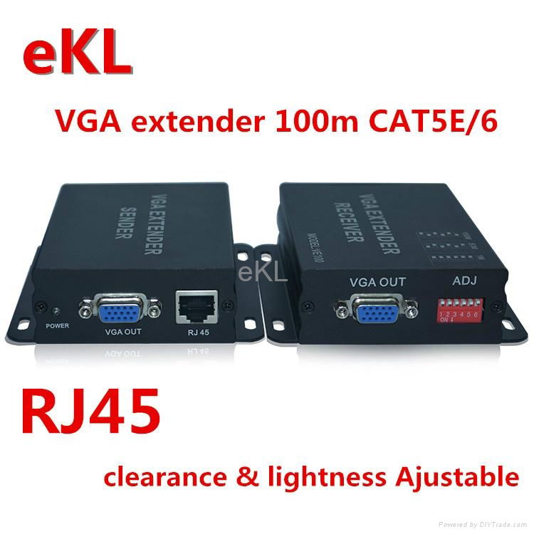 new  model VGA extender 100m rj45 4