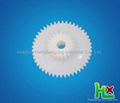 Plastic double-spur gear 1