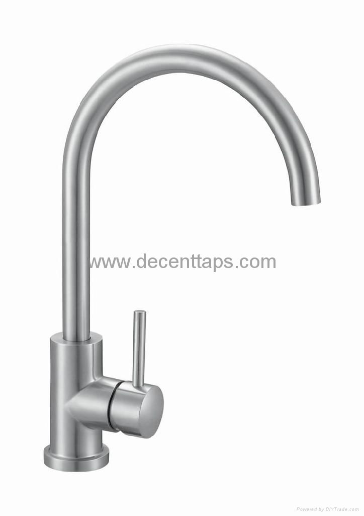 stainless steel kitchen faucet