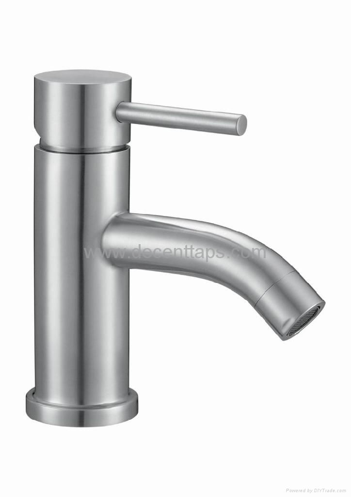 stainless steel basin faucet