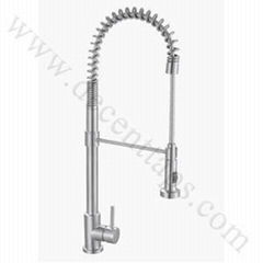 stainless steel kitchen faucet