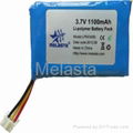 3.7V 1100mAh Lithium Polymer Battery