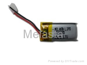 50mAh 10C  Lithium Polymer Battery Pack For Bluetooth Headset