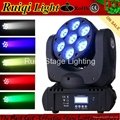 4-in-1 RGBW 7x12w beam wash led moving head light 3