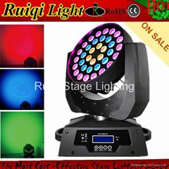 4in1 RGBW 36x10w osram zoom beam led moving head wash light