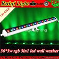 outdoor 36x3W RGB 3in1 LED wall washer Pixel bar light ip65 2