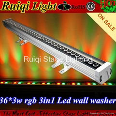 outdoor 36x3W RGB 3in1 LED wall washer Pixel bar light ip65