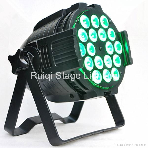 high lumen 18*10W RGBW 4in1 LED Par Can 64 Stage Light 2