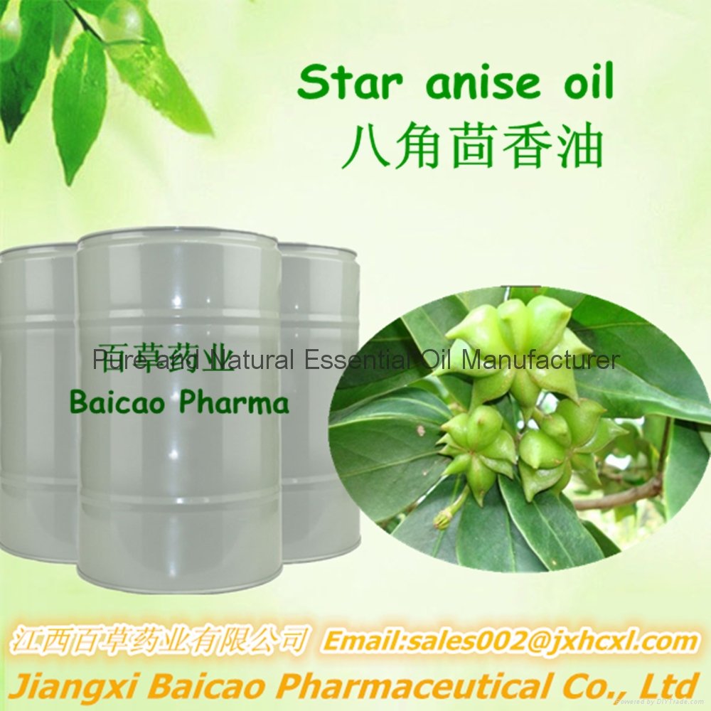  100% Natural and Pure Star Anise Oil Essential Oil/Aniseed Essential Oil