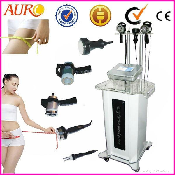 5 heads ultrasonic&rf handle face skin lifting salon machine Au-47