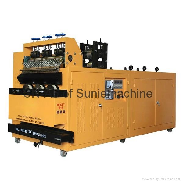 Suniemachine brand scourer making machine