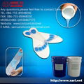 Liquid silicone rubber for orthotic insoles