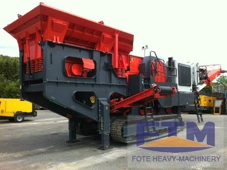 Recycling Limestone Mobile Jaw Crusher 3
