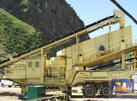 Recycling Limestone Mobile Jaw Crusher 4