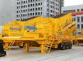 China tire rock mobile impact crusher 5