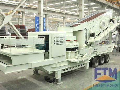 Crawler-type coal mobile cone crusher 5