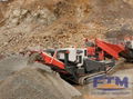 Crawler-type coal mobile cone crusher