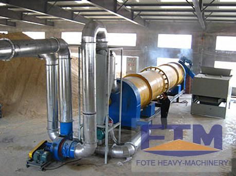High Temperature Wood Chips Rotary Drum Dryer 3