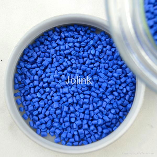 Sky blue plastic color masterbatch granule