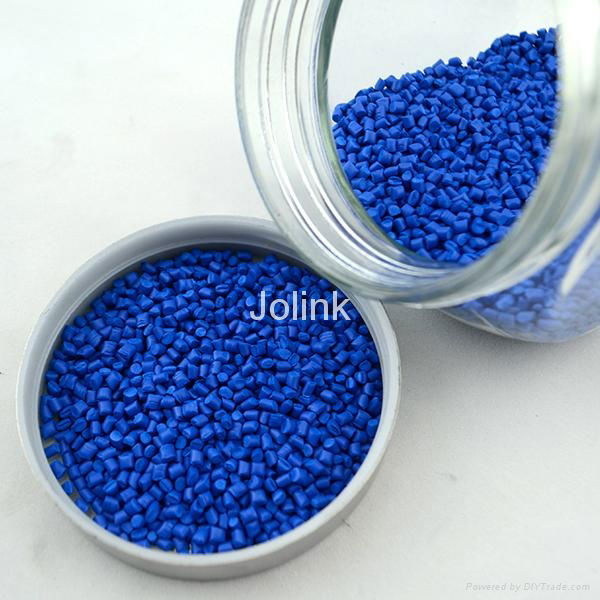 Sky blue plastic color masterbatch granule 2