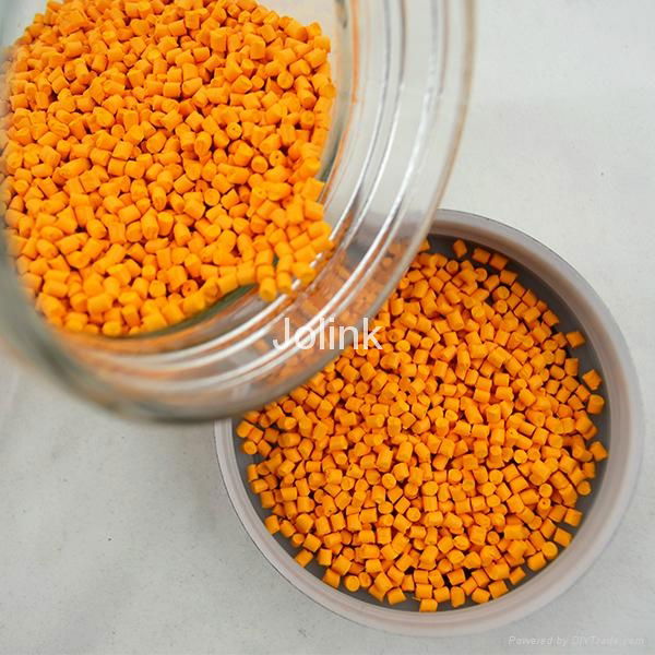 High quality orange plastic color masterbatch 4