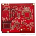Red 8 Layer Impedance PCB with ENIG Surface Treatment 2