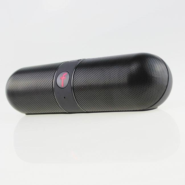2014 Multi-function Bluetooth Pill Speaker Portable Stereo Bluetooth Speaker 