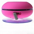 for shower portable wireless waterproof bluetooth speaker with led lighting