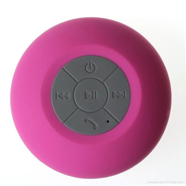 for shower portable wireless waterproof bluetooth speaker with led lighting 4