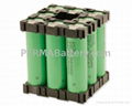 Best Li-ion Battery Pack 18650 3.7V 17.6Ah with PCM and Plastic Holder 1