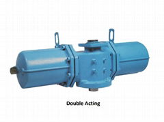 Rotary  valve pneumatic actuator for