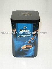 Coffee tin box