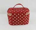 Polka dots ladies cosmetic bag 2