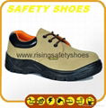 durable ce certificated genuine leather safety shoes 1