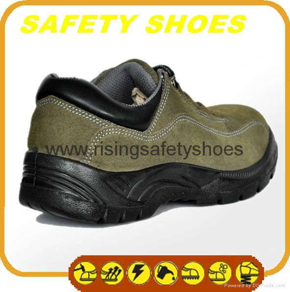 2014-2015 new made in china anti oil anti slip genuine leather safety work shoes