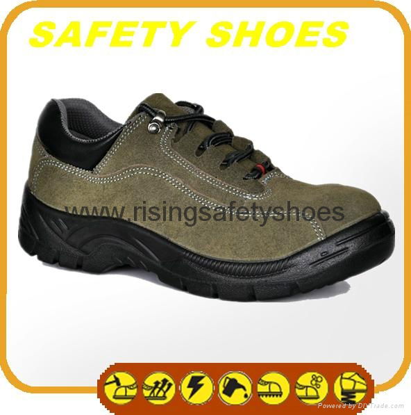 2014-2015 new made in china anti oil anti slip genuine leather safety work shoes 4