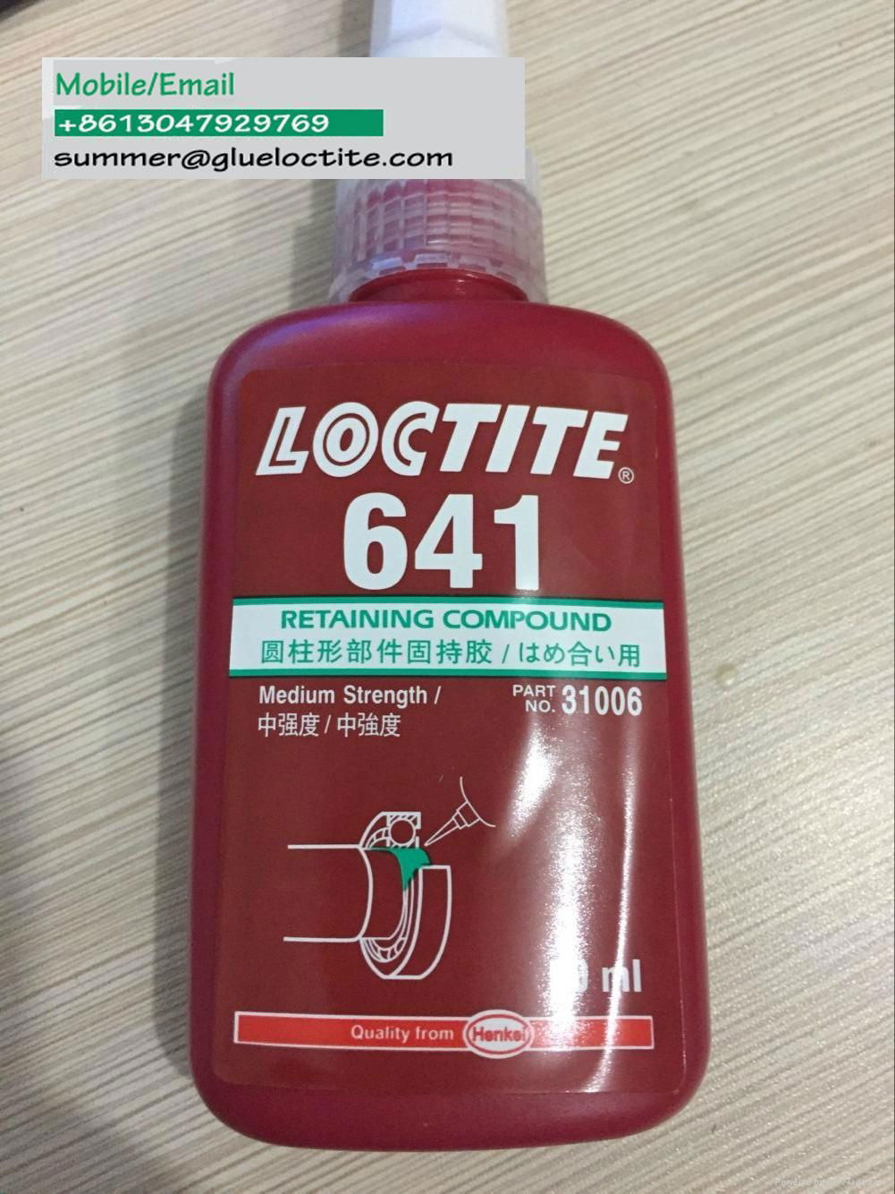 loctite 641 yellow retaining compound adhesive (China Manufacturer