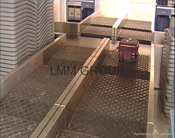 install design airport baggage conveying system