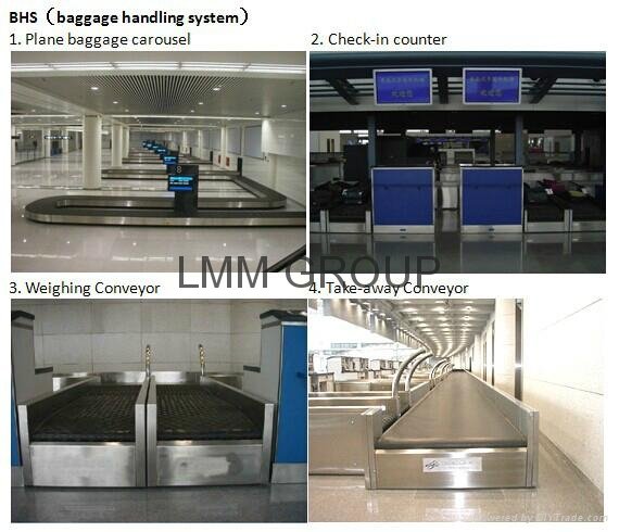 Airport baggage weighing conveyor (BHS)