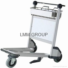 Stainless Steel Automatic Brake Airport Trolley