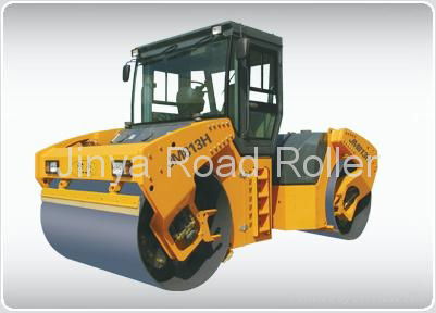 JM813H Full Hydraulic Double Drum Vibratory roller