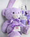 cute plush and stuffed toy,lavenda bear