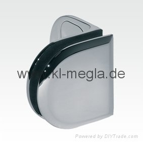 Opening 90 degree connector for wall-glass mounting Art.No.06820