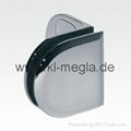 Opening 90 degree connector for wall-glass mounting Art.No.06820 1