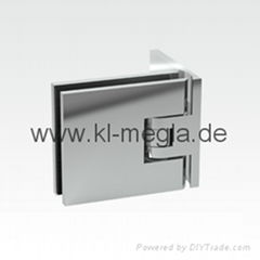 Two-way Opening 90 degree shower door hinge for wall-glass mounting Art.No.07812