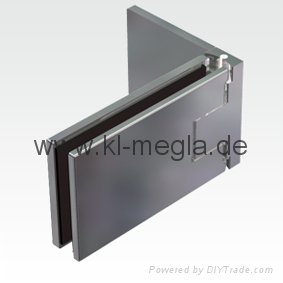 Two-way Opening 90 degree shower door hinge for wall-glass mounting Art.No.07412