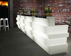 Stylish design pure acrylic solid surface furniture bar counter 