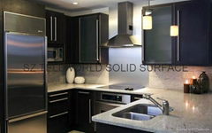 Modern design pure acrylic solid surface furniture kitchen countertop